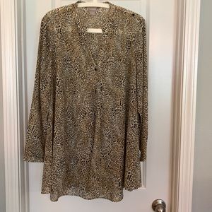 Beautiful leopard print blouse